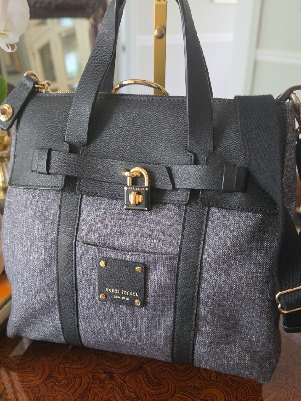 Henri Bendel Jetsetter Convertible Backpack Shoulder / Crossbody EUC